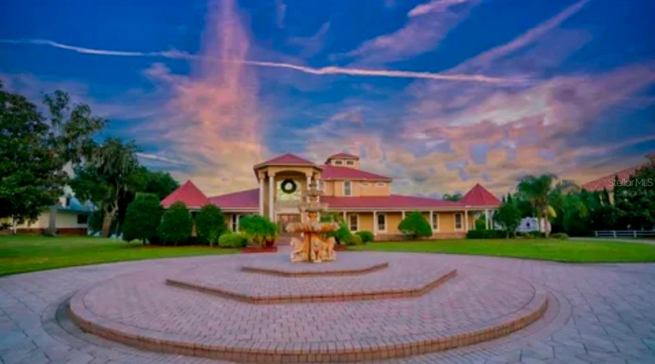 8 Acre Luxury Lakefront Estate with Fenced Pastures for the Horses near Tampa, FL